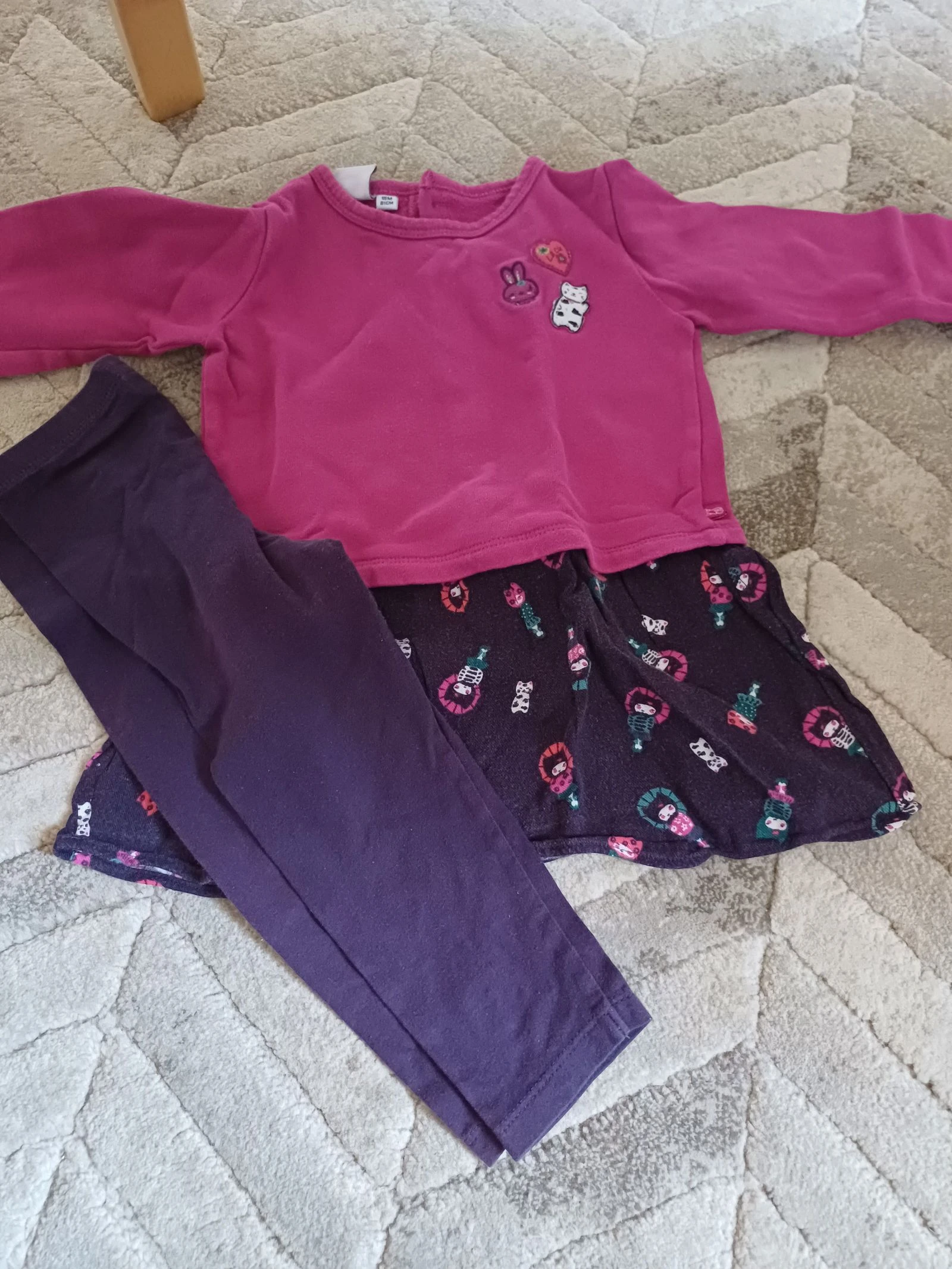Robe + legging fille